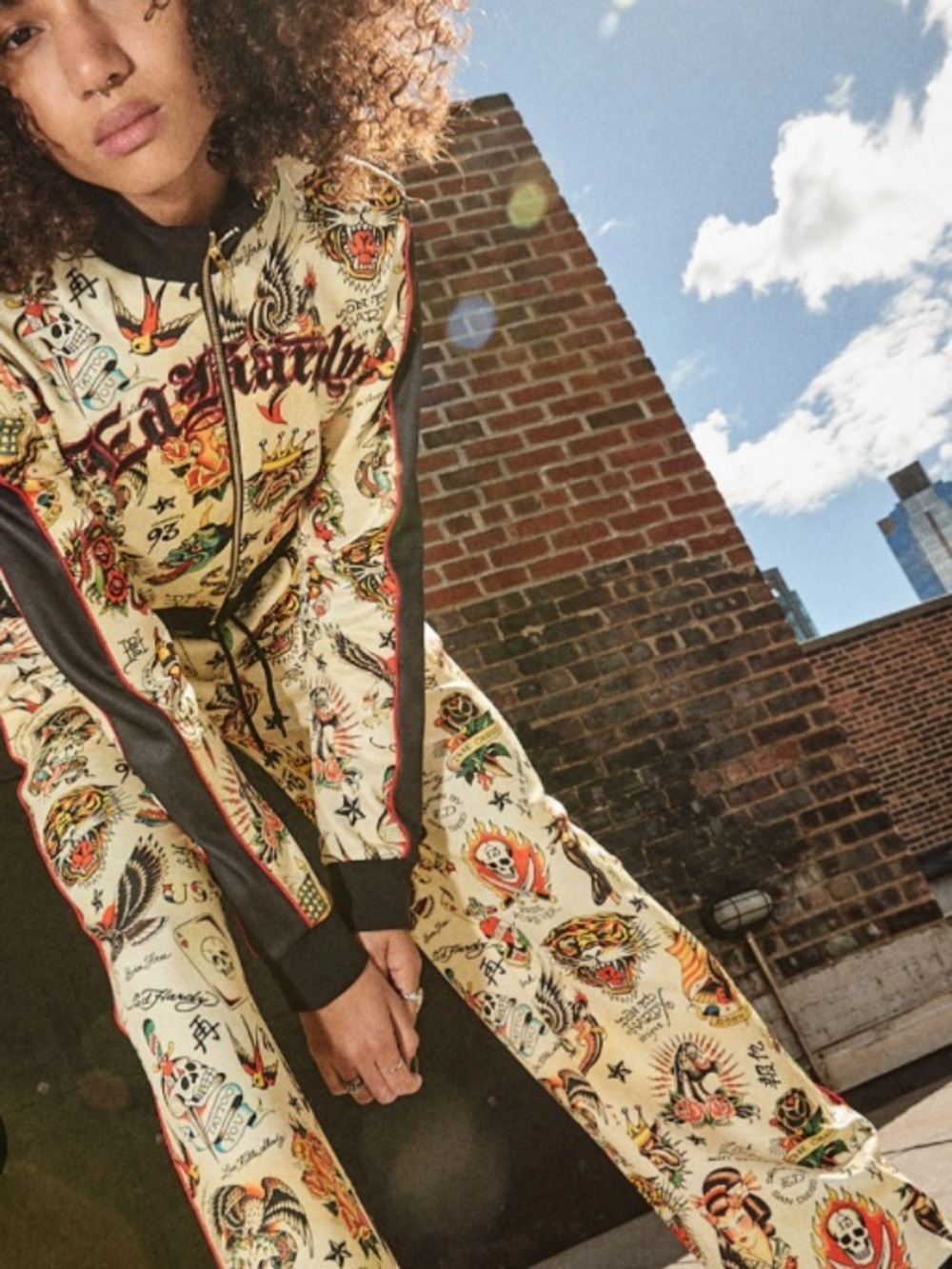 ED HARDY TRACK PANTS